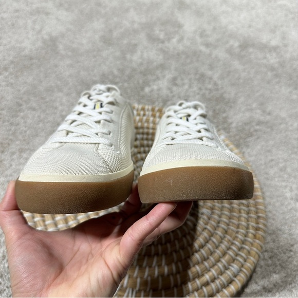 Rothy’s Women’s Lace Up Knit Sneakers Shoes Washable Casual in Vanilla Ivory 10 - Picture 9 of 13